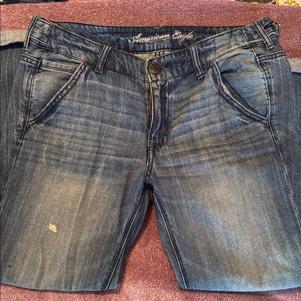 American Eagle Outfitters Blue High Rise Jeans - Picture 5 of 5